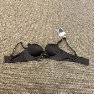 NWT! "Add Two Cups" Padded Wireless Plunge Push Up Bra Fallsweet US 32A